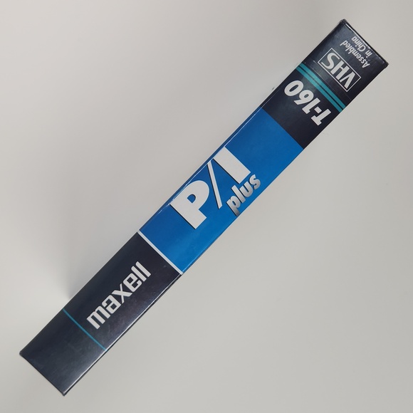 FACTORY SEALED MAXELL P/I PLUS T-160 VHS, 8 Hours in EP mode! - Picture 6 of 10